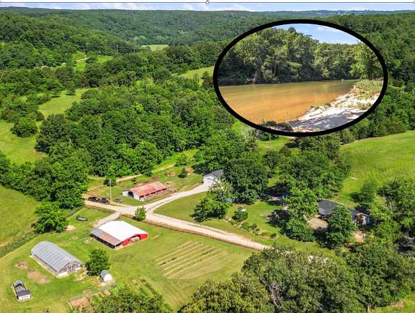 80 Acres of Land with Home for Sale in Vanzant, Missouri