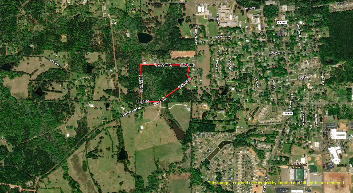 12.9 Acres of Land for Sale in Hallsville, Texas