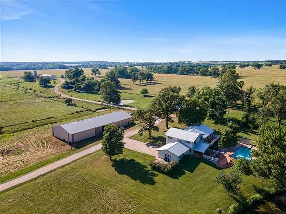 873 Acres of Land with Home for Sale in Diamond, Missouri