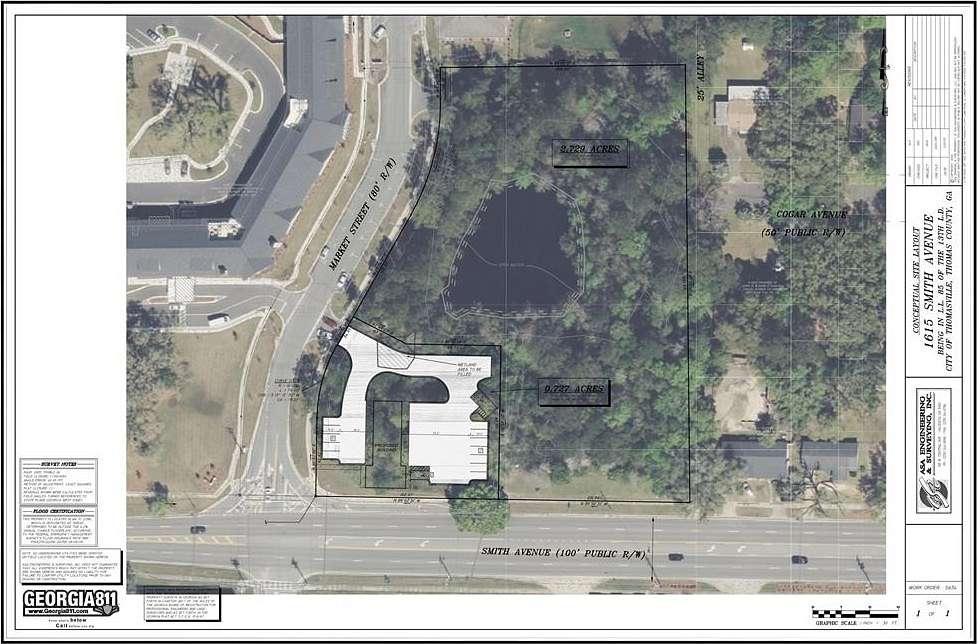 3.46 Acres of Mixed-Use Land for Sale in Thomasville, Georgia