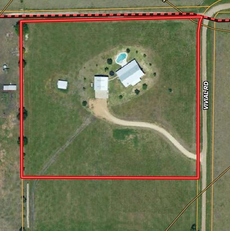 5.9 Acres of Land with Home for Sale in Schulenburg, Texas