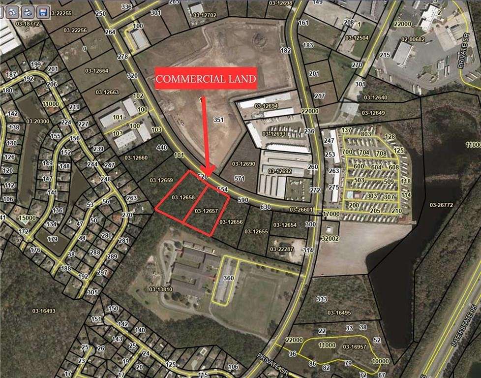 3.8 Acres of Commercial Land for Sale in Brunswick, Georgia
