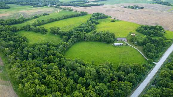 39 Acres of Land with Home for Sale in Eddyville, Iowa
