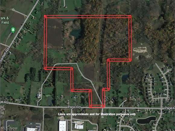 107.95 Acres of Land for Sale in Streetsboro, Ohio