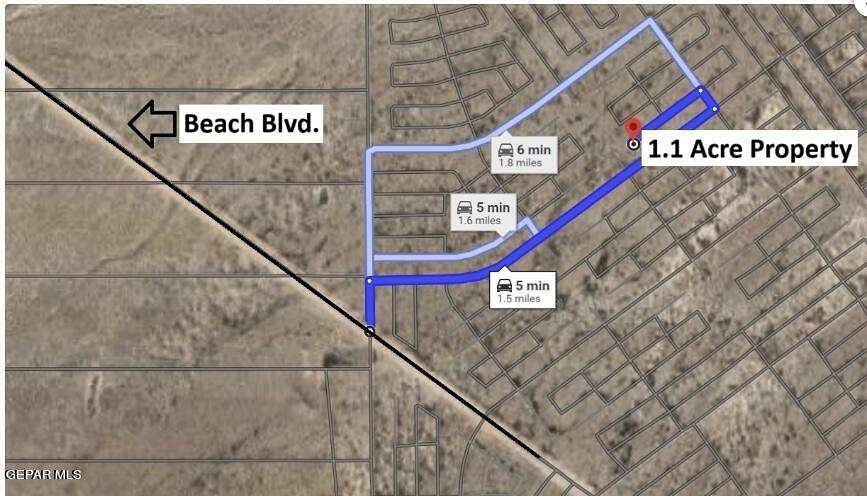 1.1 Acres of Residential Land for Sale in Horizon City, Texas