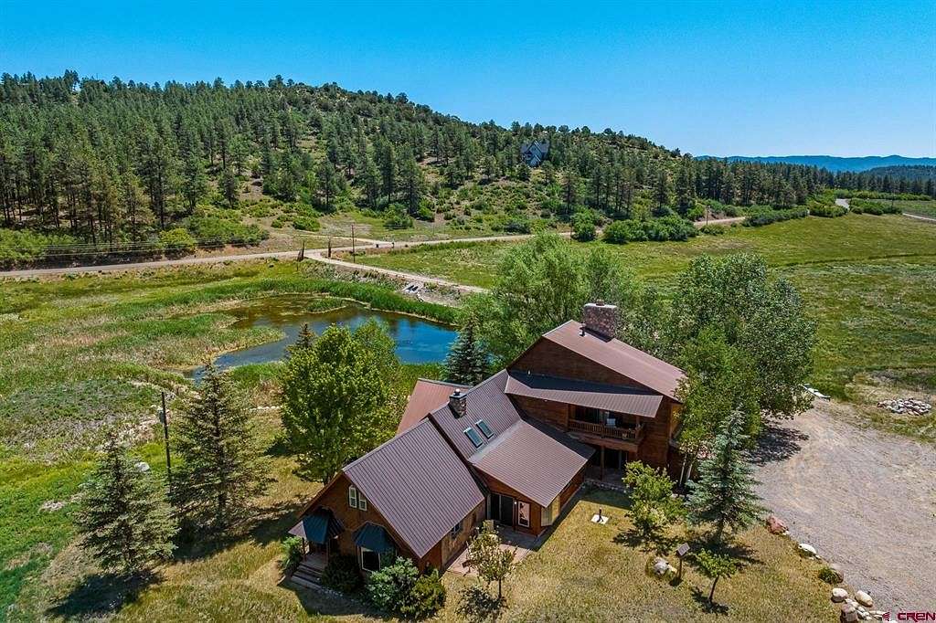 39.8 Acres of Agricultural Land with Home for Sale in Bayfield, Colorado