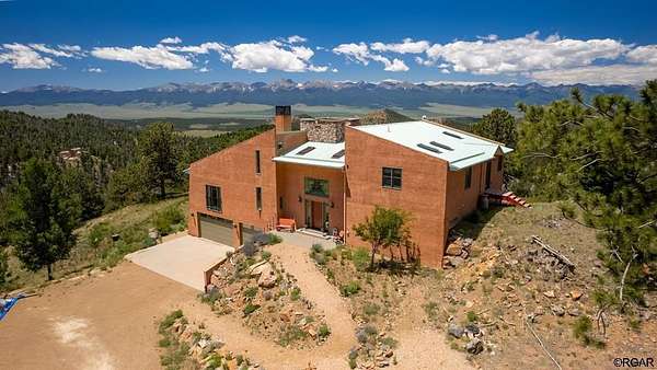 70.2 Acres of Recreational Land with Home for Sale in Westcliffe, Colorado