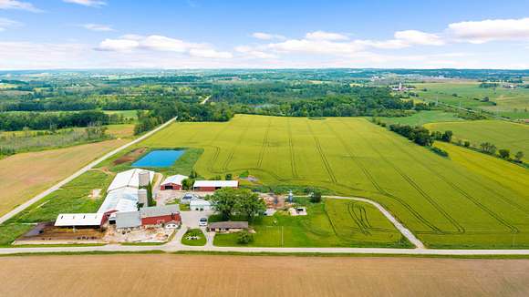 65.21 Acres of Land with Home for Sale in Belgium, Wisconsin