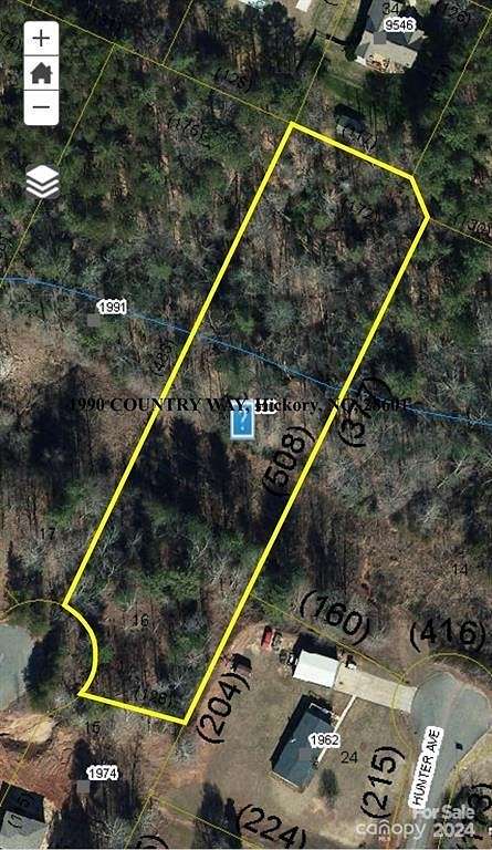 2.11 Acres of Residential Land for Sale in Hickory, North Carolina