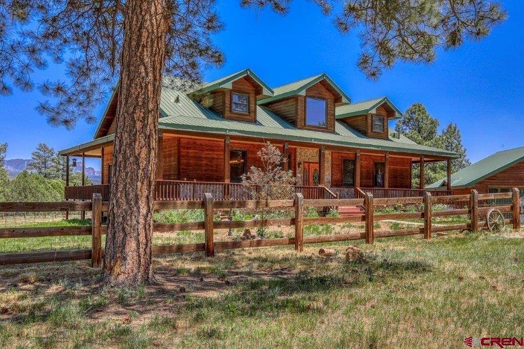 35.22 Acres of Agricultural Land with Home for Sale in Pagosa Springs, Colorado