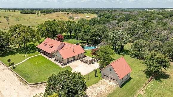 81.97 Acres of Agricultural Land with Home for Sale in Hico, Texas