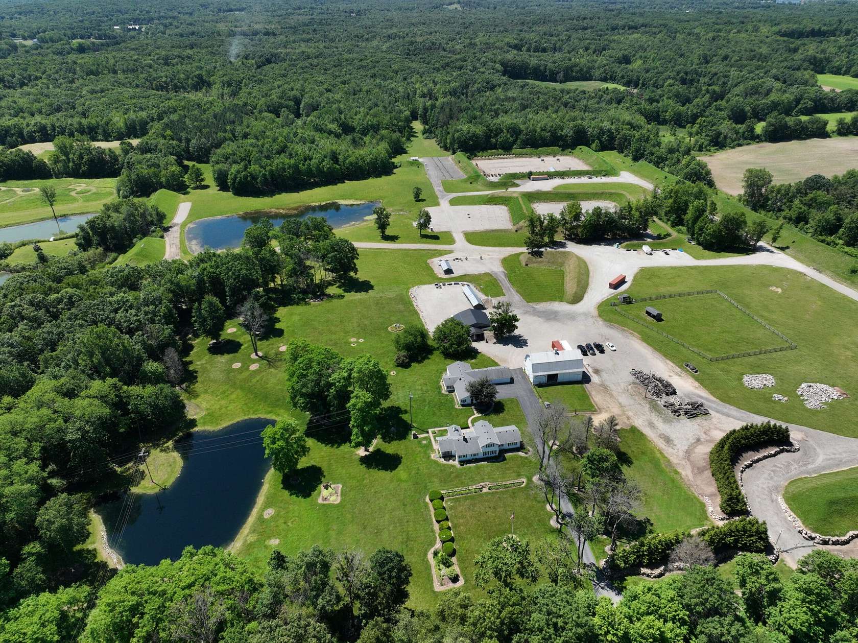 78 Acres of Recreational Land with Home for Sale in Oxford, Michigan