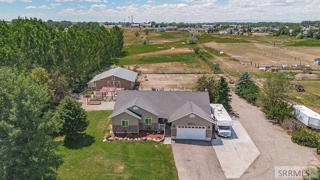 2 Acres of Residential Land with Home for Sale in Rigby, Idaho