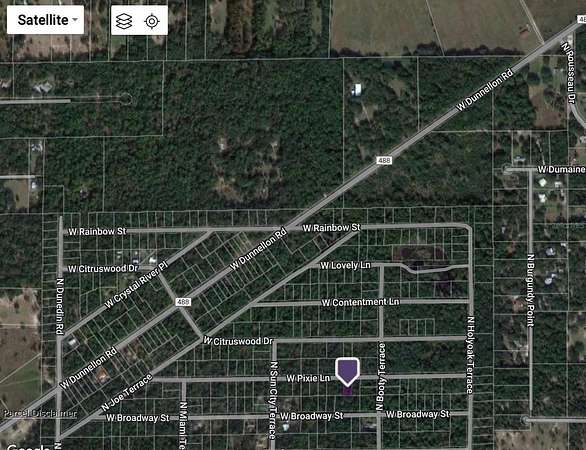0.24 Acres of Residential Land for Sale in Dunnellon, Florida