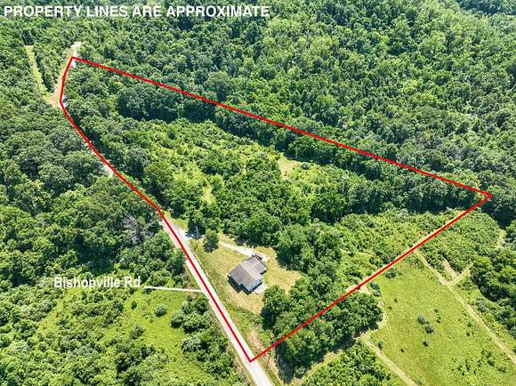 11.81 Acres of Recreational Land with Home for Sale in Glouster, Ohio