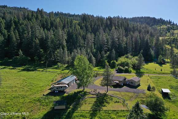 9.62 Acres of Land with Home for Sale in Kooskia, Idaho
