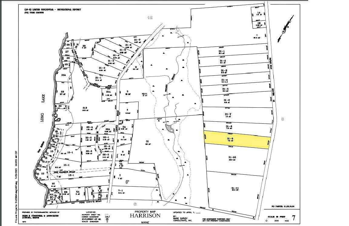 7.61 Acres of Residential Land for Sale in Harrison, Maine