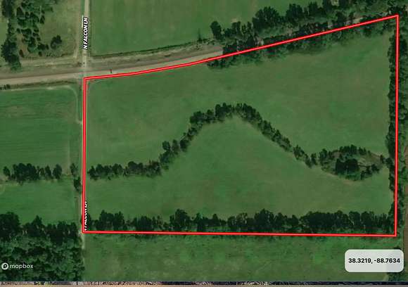 23 Acres of Recreational Land & Farm for Sale in Bluford, Illinois