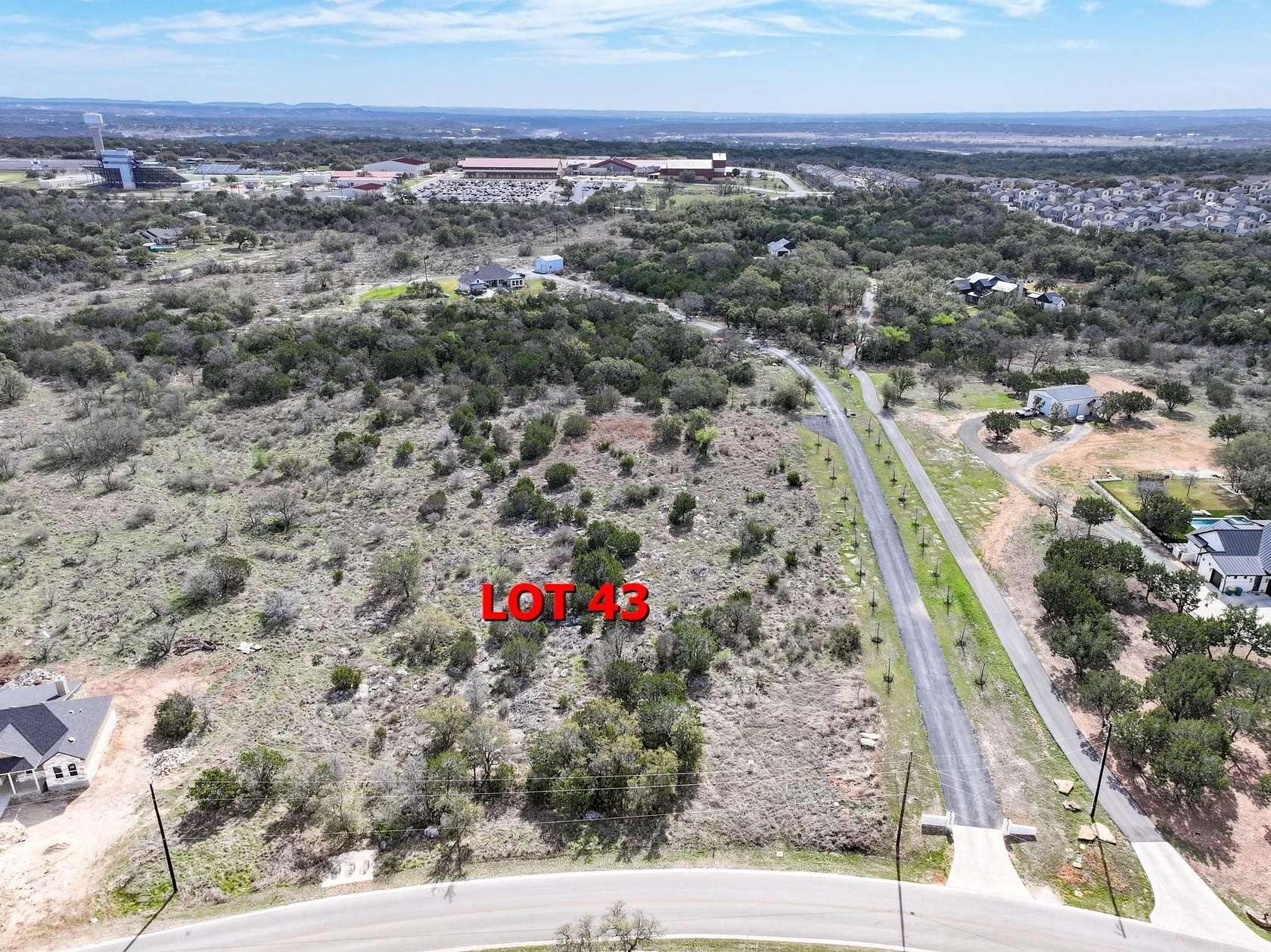 3.58 Acres of Residential Land for Sale in Marble Falls, Texas