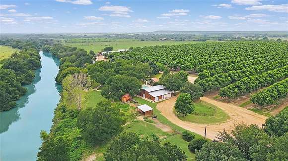 104 Acres of Agricultural Land with Home for Sale in San Saba, Texas