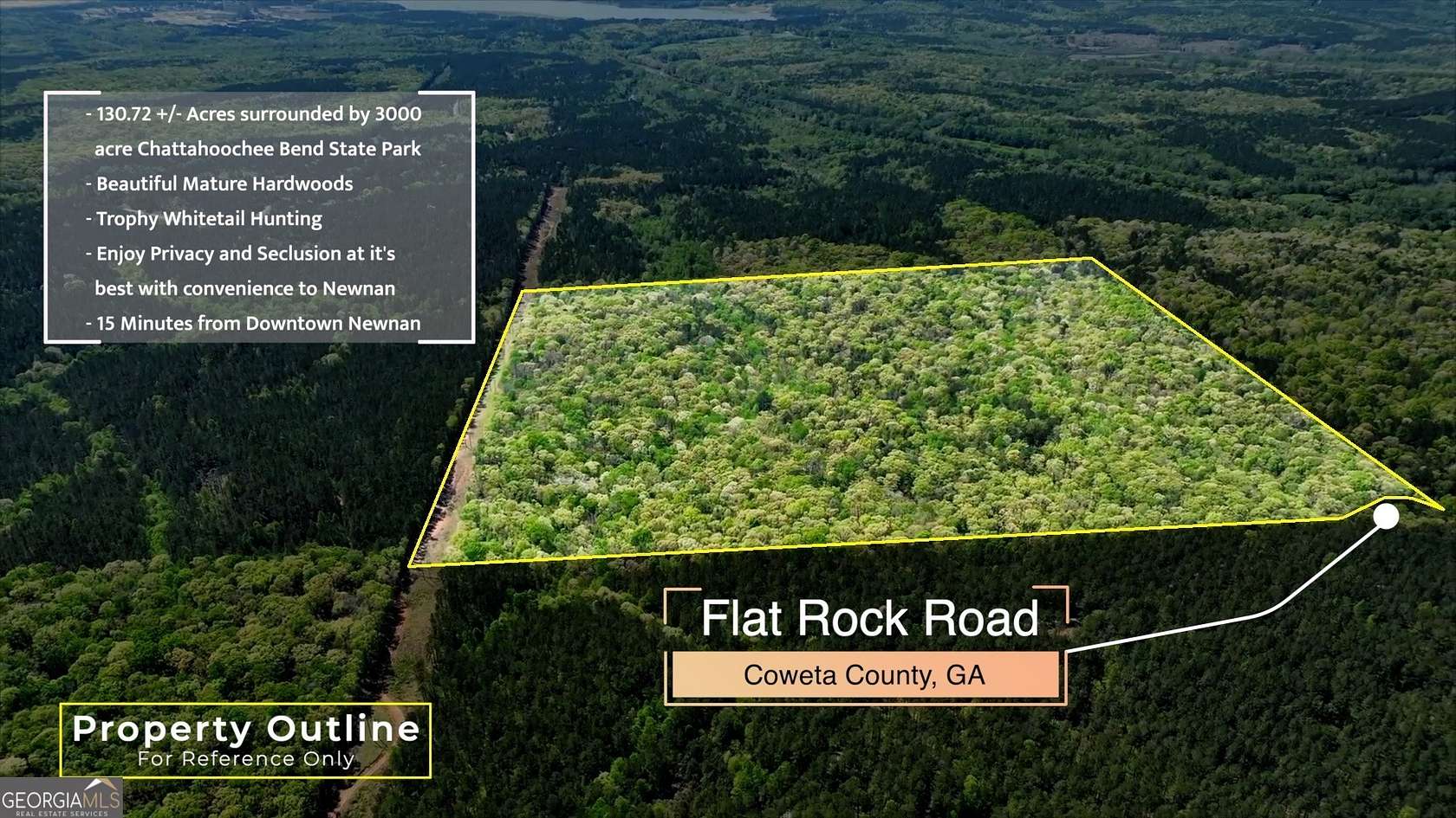 130.72 Acres of Land for Sale in Newnan, Georgia