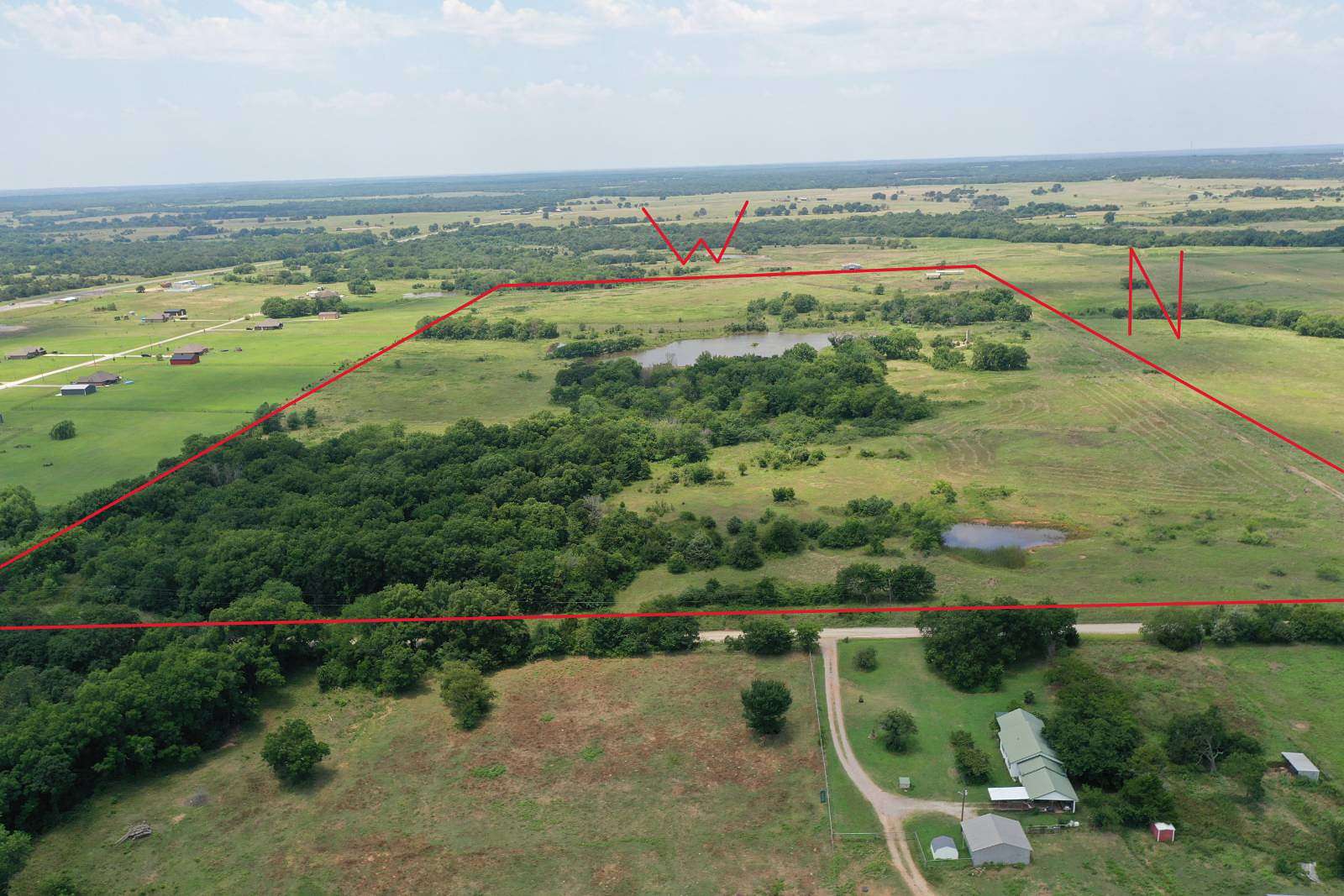 80 Acres of Agricultural Land for Sale in Wanette, Oklahoma