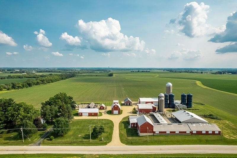 6.7 Acres of Residential Land with Home for Sale in Winnebago, Illinois