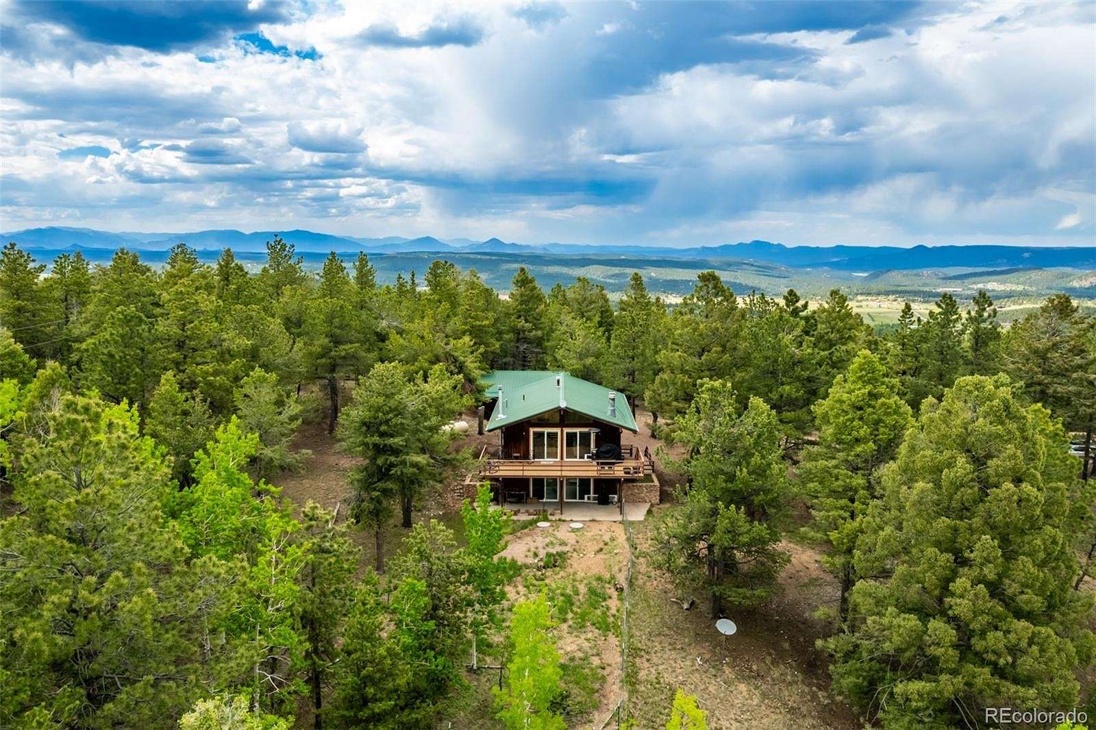 2.34 Acres of Residential Land with Home for Sale in Woodland Park, Colorado