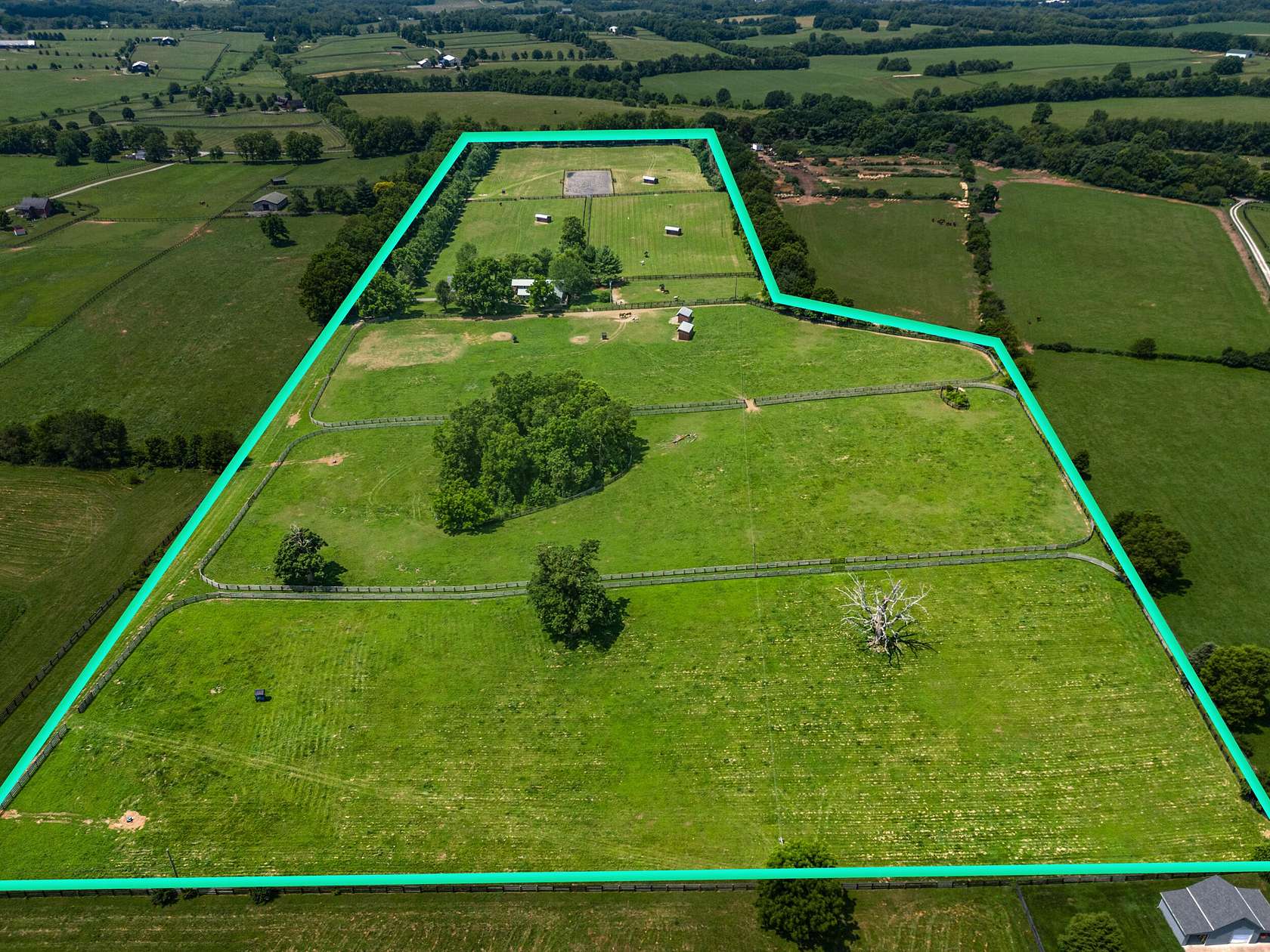27.11 Acres of Agricultural Land with Home for Sale in Lexington, Kentucky