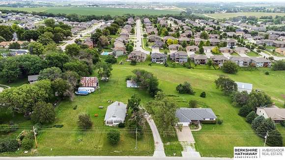 3.7 Acres of Residential Land with Home for Sale in Gretna, Nebraska