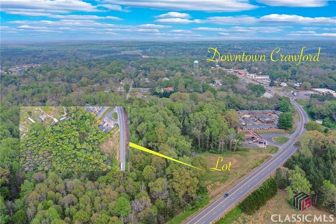 2.22 Acres of Commercial Land for Sale in Crawford, Georgia