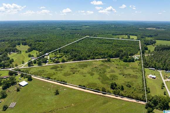 78 Acres of Agricultural Land with Home for Sale in Jemison, Alabama
