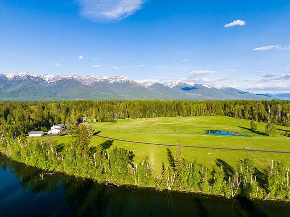 44.8 Acres of Land with Home for Sale in Bigfork, Montana