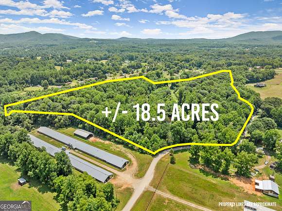 18.5 Acres of Agricultural Land for Sale in Cleveland, Georgia