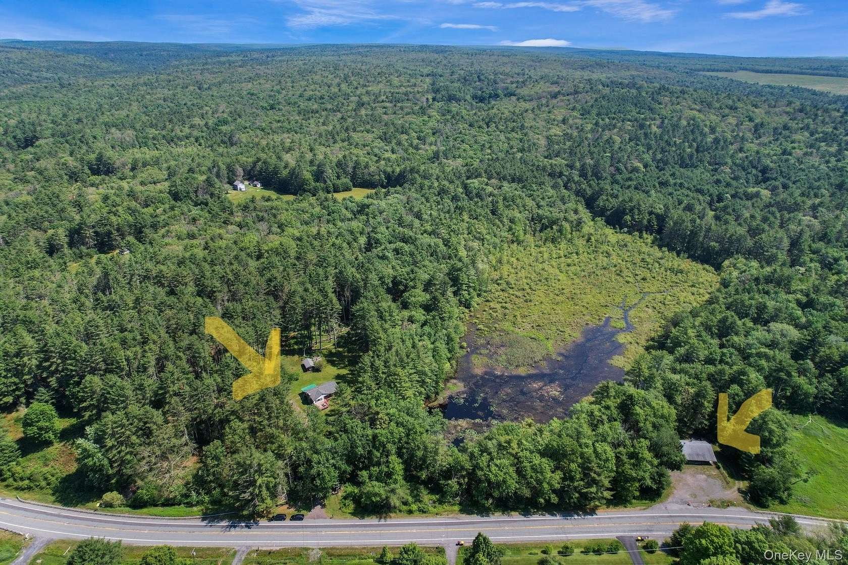 24.9 Acres of Land with Home for Sale in Sparrow Bush, New York