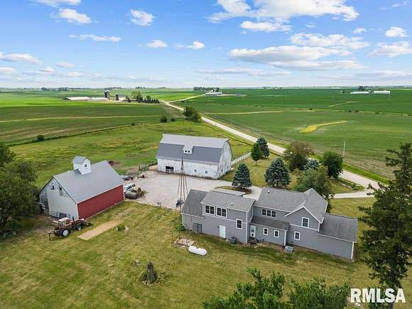 12.71 Acres of Land with Home for Sale in Dixon, Iowa