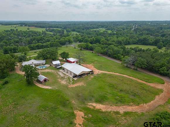 17.26 Acres of Land with Home for Sale in Mineola, Texas