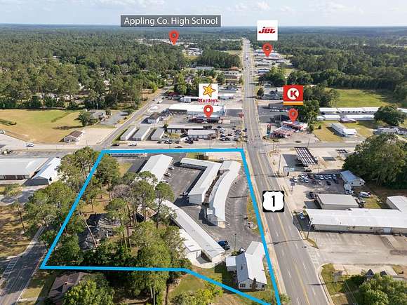3.87 Acres of Improved Commercial Land for Sale in Baxley, Georgia