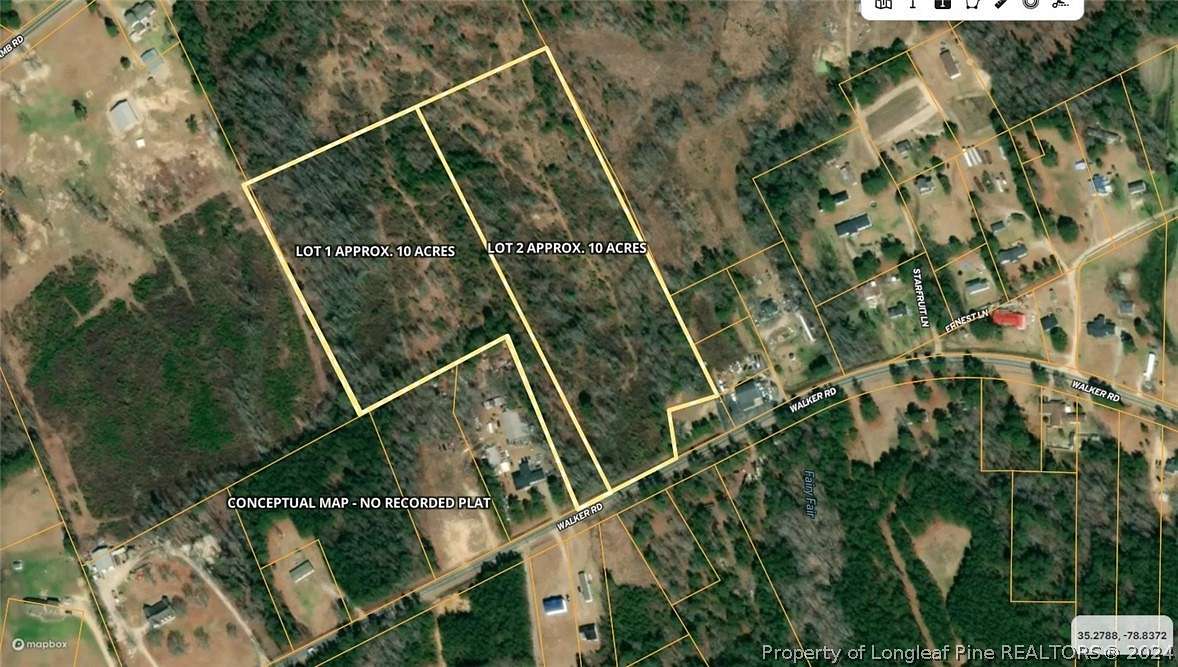 10 Acres of Land for Sale in Linden, North Carolina