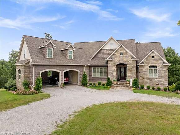 10 Acres of Residential Land with Home for Sale in Van Buren, Arkansas