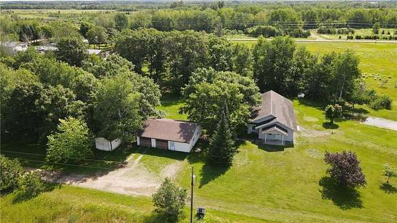 5 Acres of Residential Land with Home for Sale in Little Falls, Minnesota