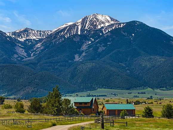 21.7 Acres of Land with Home for Sale in Livingston, Montana