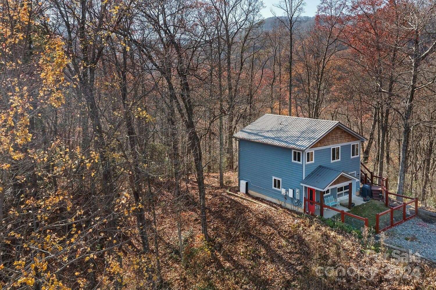 11.04 Acres of Land with Home for Sale in Hot Springs, North Carolina