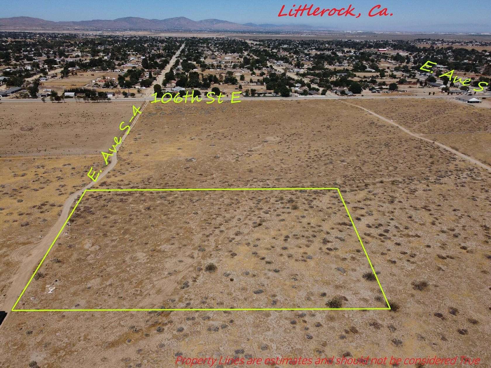 5 Acres of Residential Land for Sale in Littlerock, California