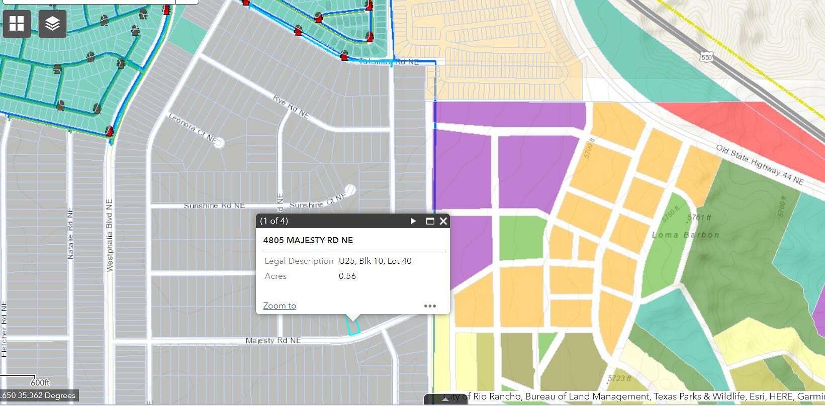 0.56 Acres of Land for Sale in Rio Rancho, New Mexico