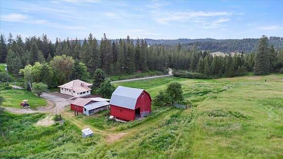 19.55 Acres of Land with Home for Sale in Colbert, Washington