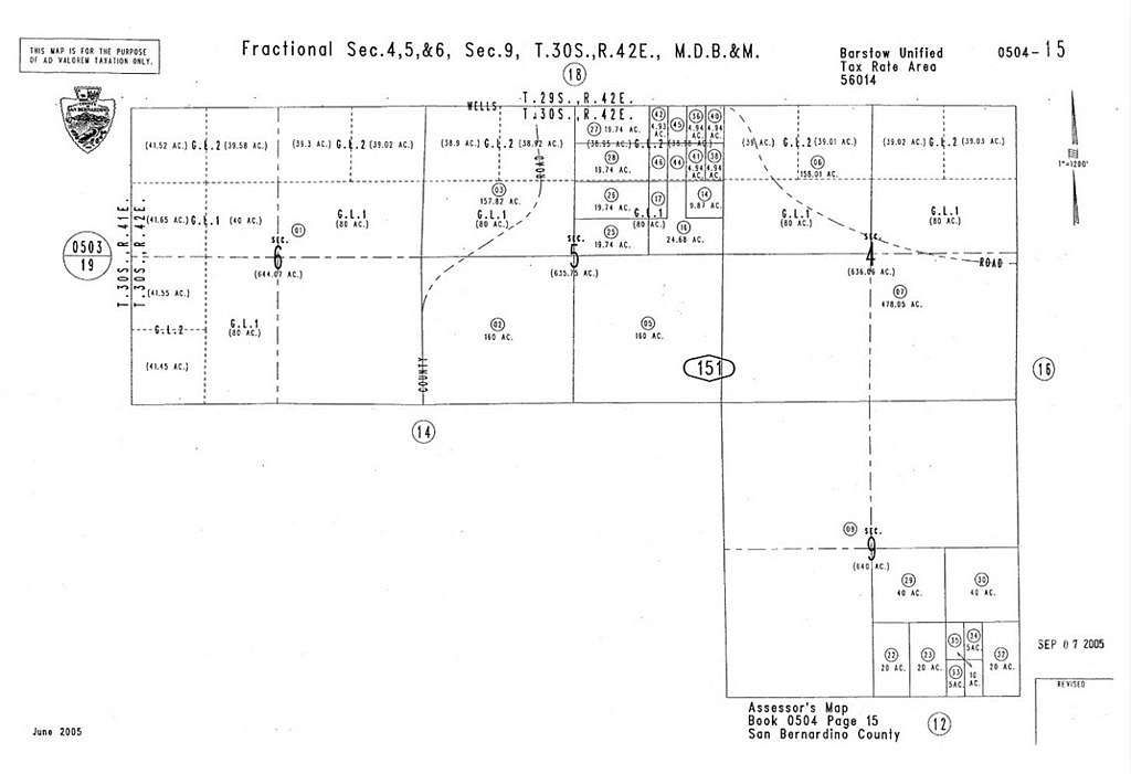 9.87 Acres of Land for Sale in Barstow, California