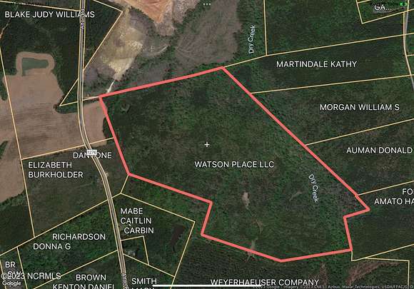 162.1 Acres of Land for Sale in Eagle Springs, North Carolina