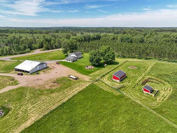 40 Acres of Land with Home for Sale in Tomahawk, Wisconsin