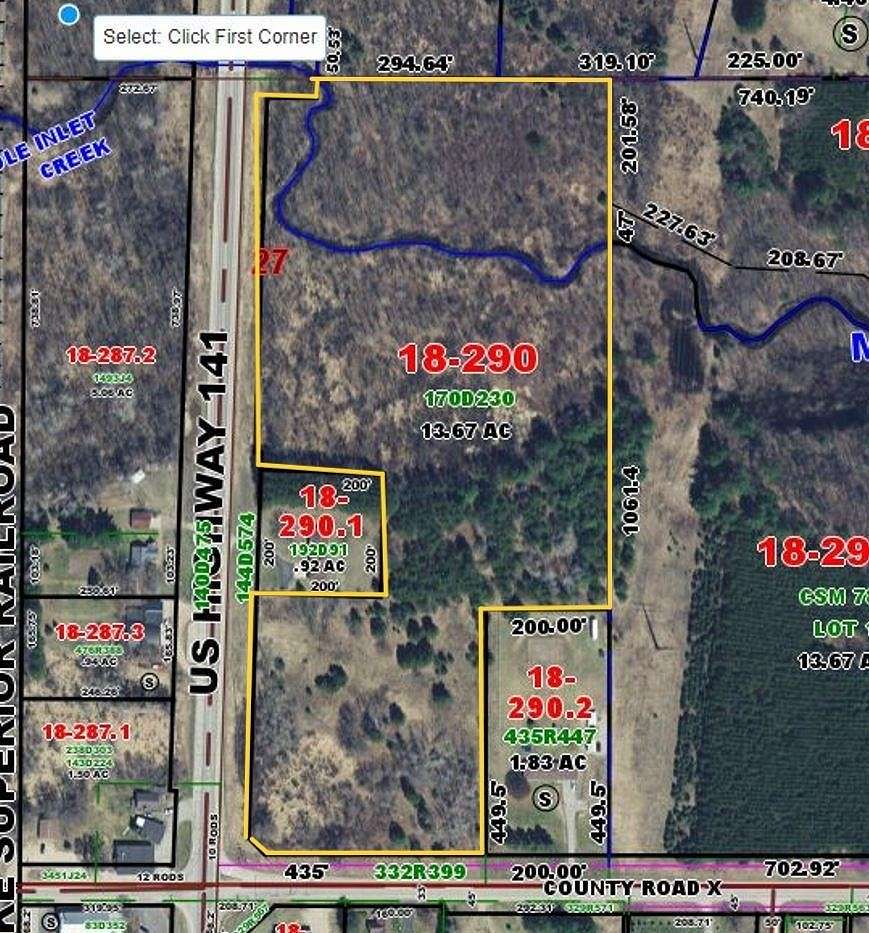 13.67 Acres of Land for Sale in Crivitz, Wisconsin